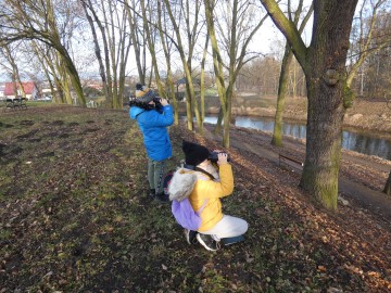 Spacer po Sieradzu w ramach Zimowego Ptakoliczenia 2025, 